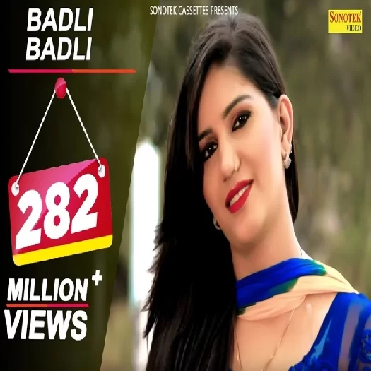 Badli Badli Laage Sapna Chaudhary Mp3 Song Download-(GoMyMp3.Com) Poster